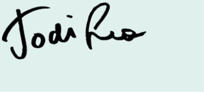 Image of Jodi Leo's signature